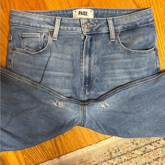 PAIGE Stella Crop Light Wash Jeans Womens 28 - Picture 7 of 7